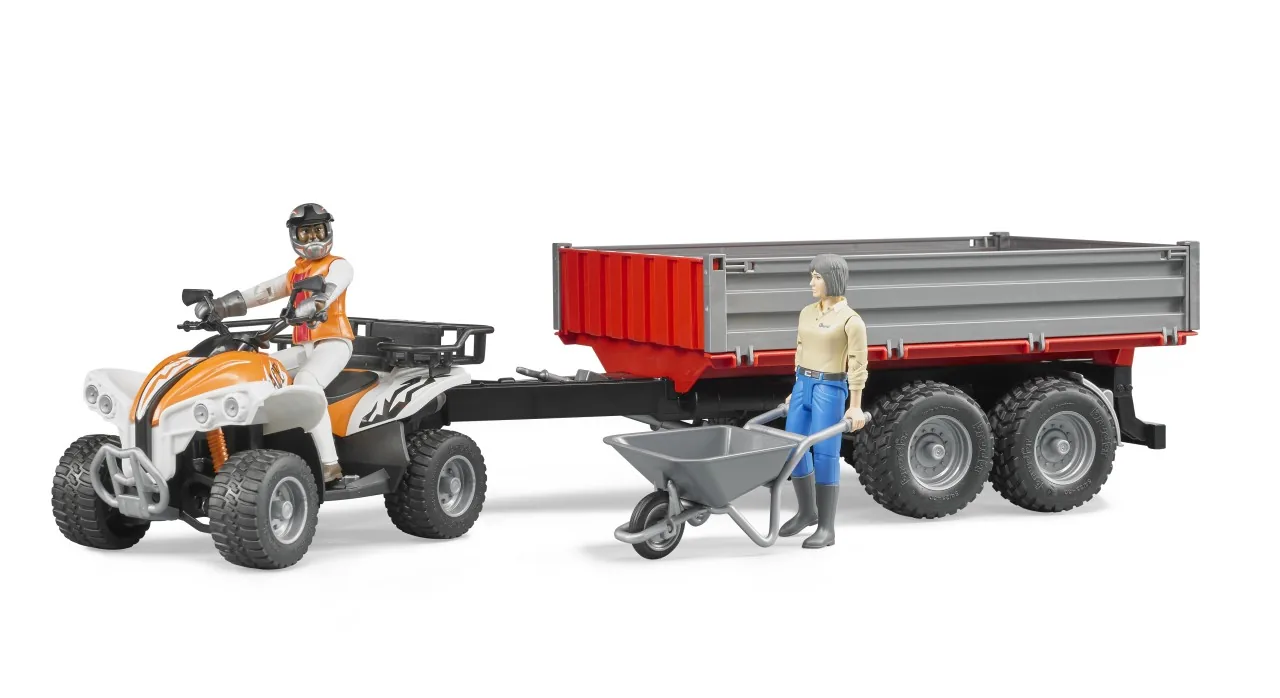Bruder 63000 Quad mit Fahrer, Produktbild