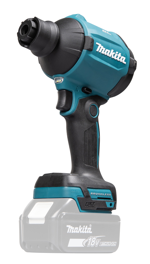 Akku-Gebläse 18V • 0-1, 1 m3/min • 0-200 m/s • 297 mbar Akku-Gebläse 18V • 0-1, 1 m3/min • 0-200 m/s • 297 mbar