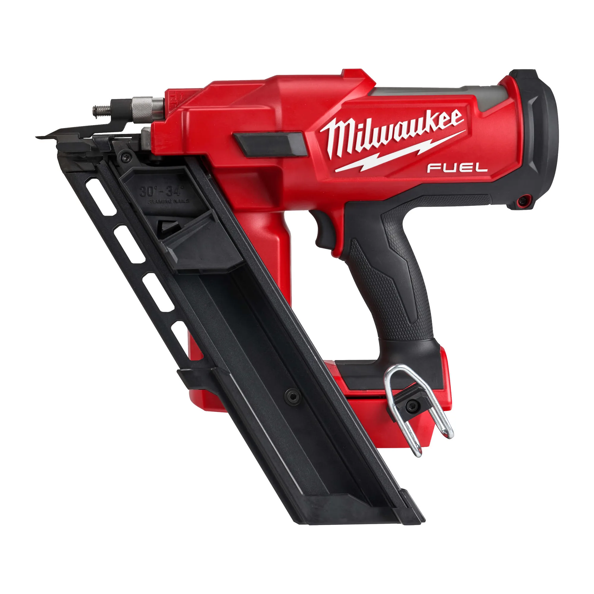 Milwaukee M18 FFN Akku-Rahmennagler in Rot-Schwarz mit Magazin