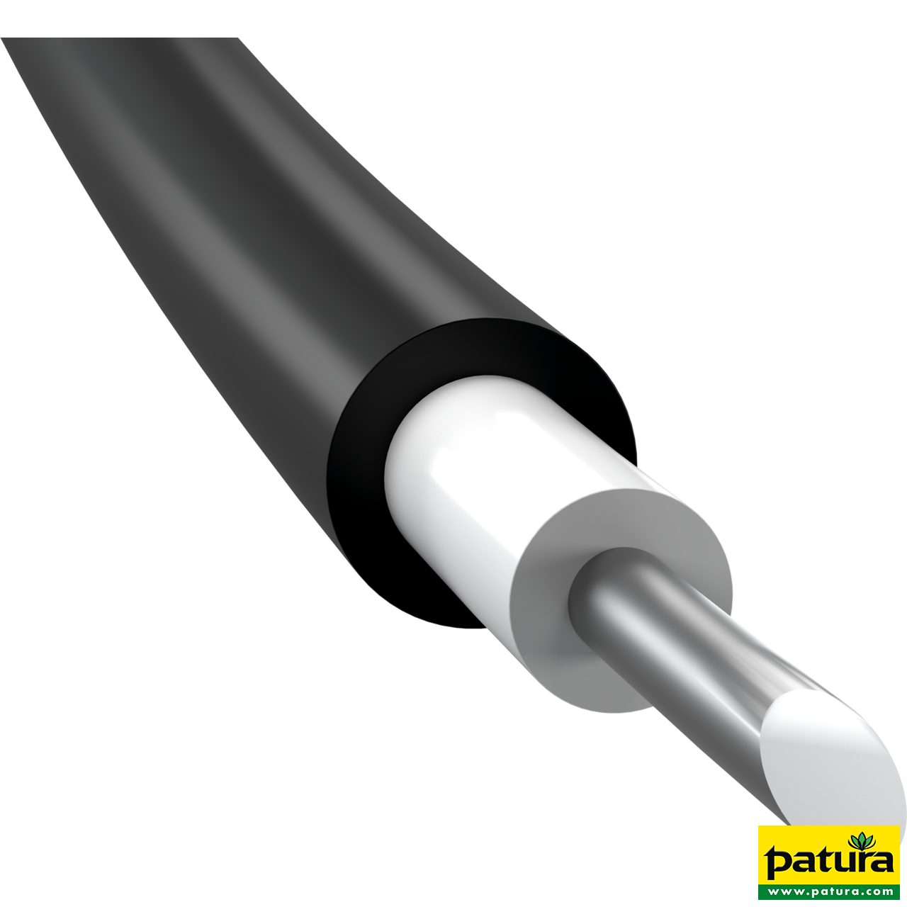 Patura Hochspannungs-Elektrozaunkabel 1, 6 mm, 25 m Rolle
