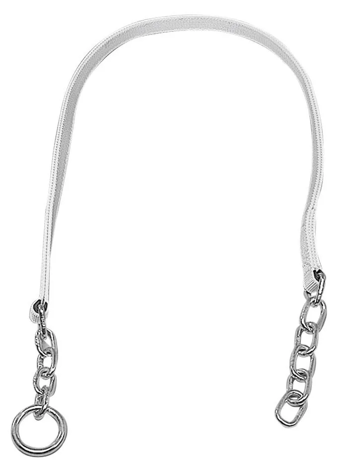 Kerbl doppelter Rinderanbindegurt Typ W, 170 cm, mit Ketten und Ring