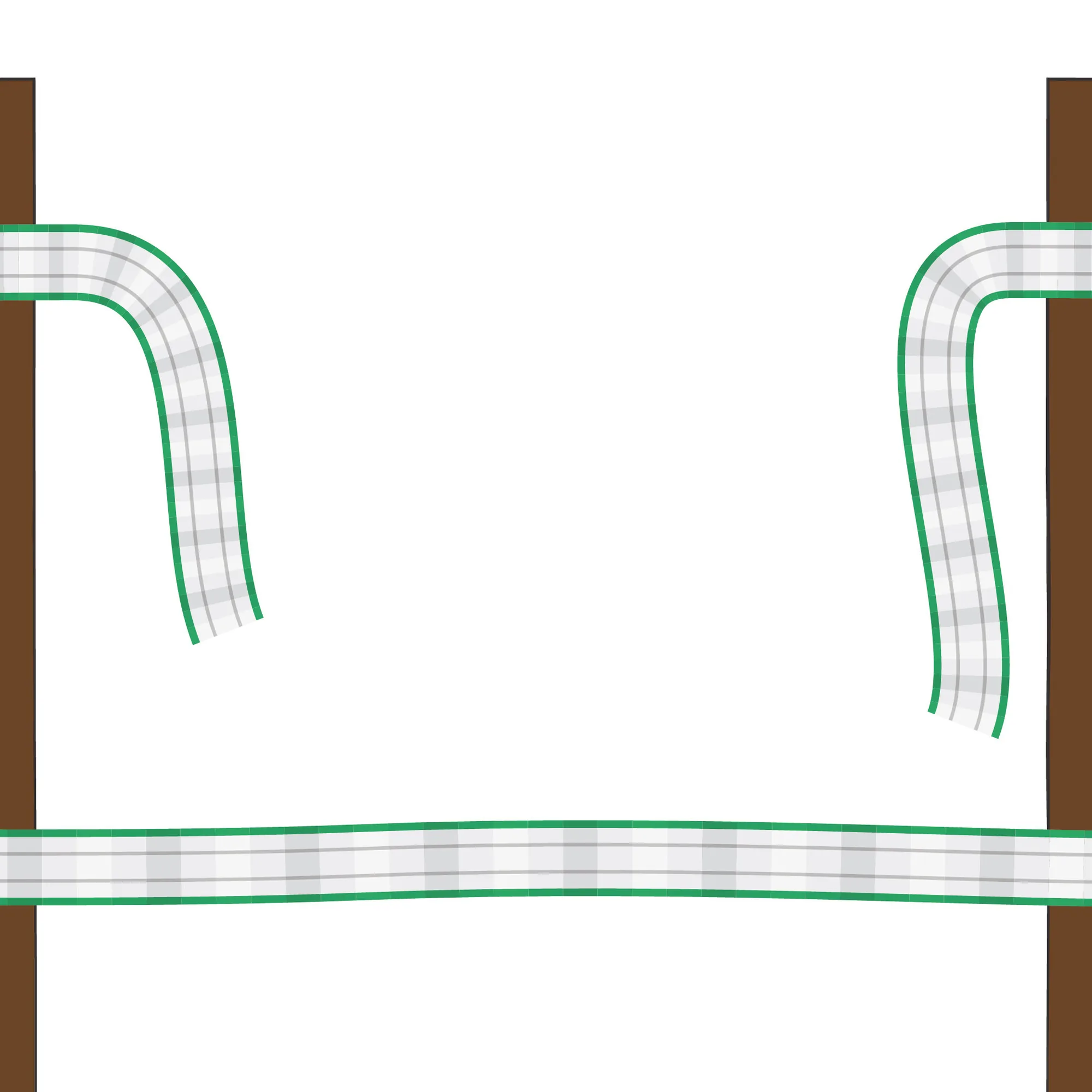 AKO Litzclip Bandverbinder 20 mm aus Edelstahl für Weidezaunband