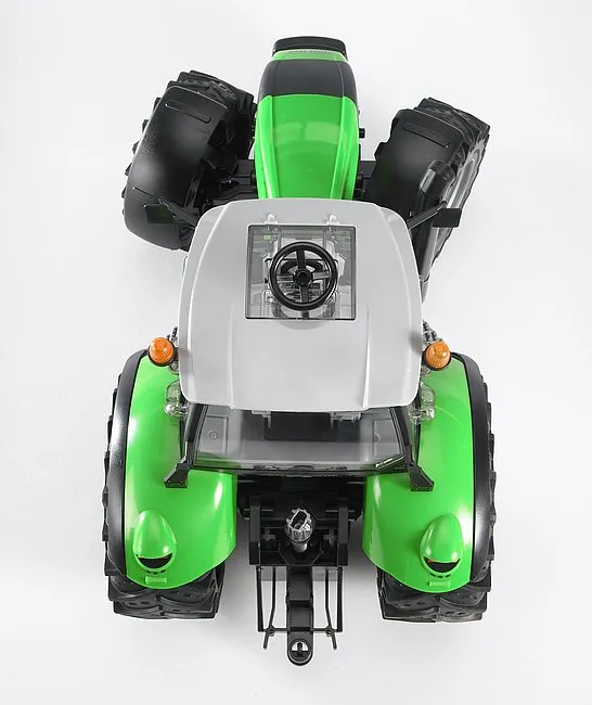 BRUDER Deutz Agrotron X720 Traktor 03080 in Draufsicht auf Kabine und Motorhaube