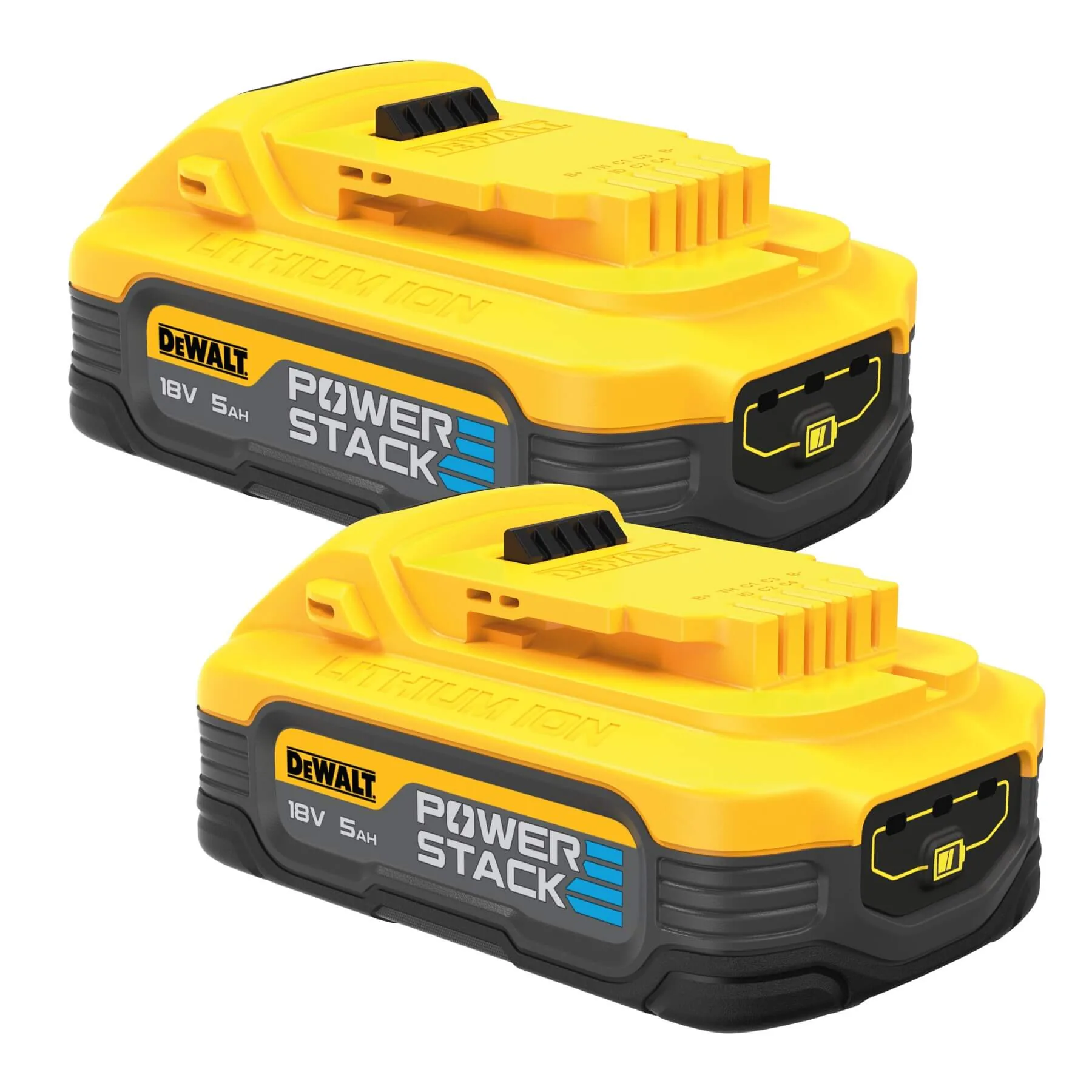 DeWalt DCBP518 18V XR POWERSTACK Akku-Doppelpack mit je 5 Ah