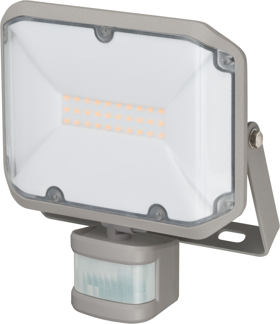 Brennenstuhl LED Strahler AL 3050 PIR Bewegungsmelder | 30W 3110lm Warmweiß IP44