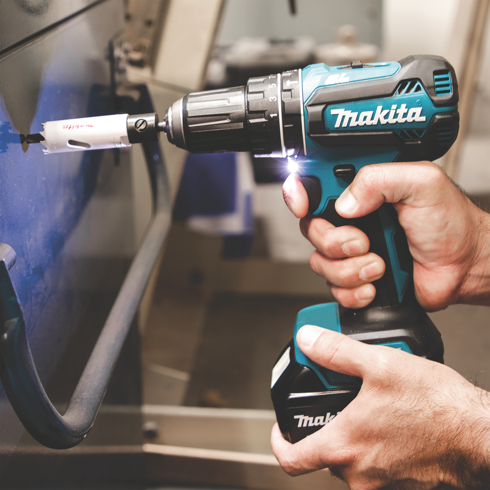 Makita DHP485Z Akku-Schlagbohrschrauber – 18V, bürstenloser Motor, kompakte Bauweise
