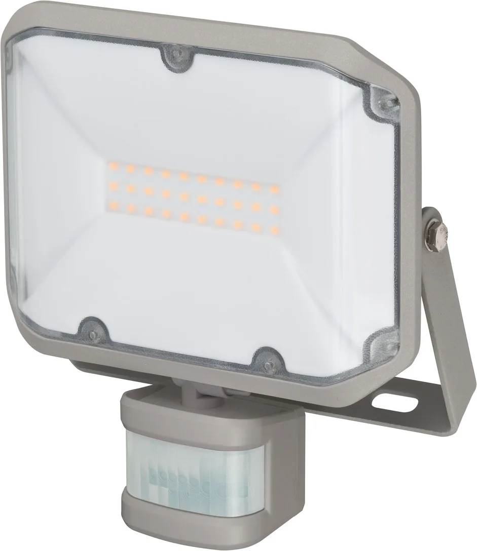 Brennenstuhl AL 2050 P LED-Wandstrahler 20 W in Grau mit Bewegungsmelder