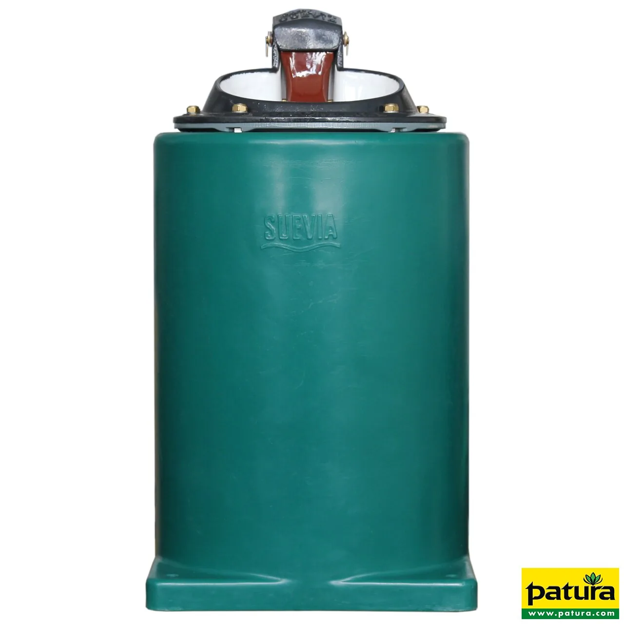 Patura Zungenbecken Modell 41A auf grüner Thermo-Standsäule