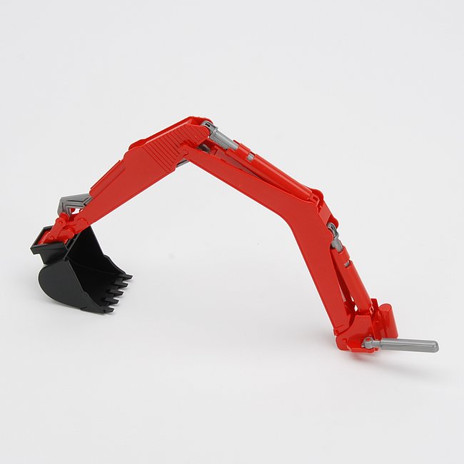 BRUDER Ersatzteil 42443: Roter Baggerarm komplett mit Schaufel für Schaeff HR16