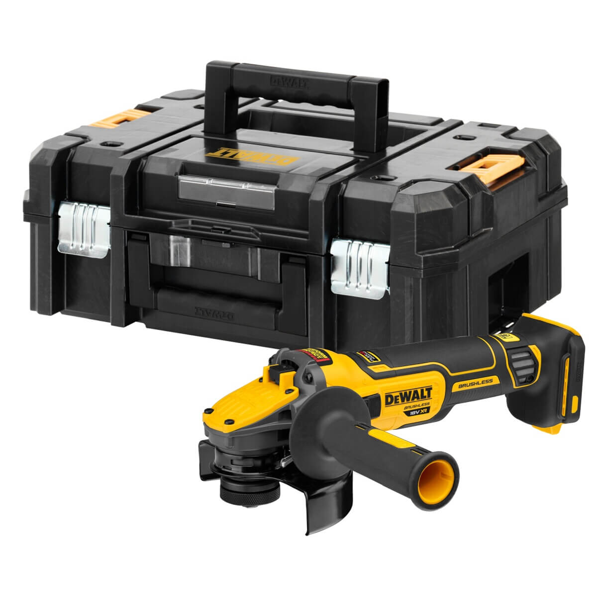 DeWalt DCG409NT 18V XR 125-mm-Akku-Winkelschleifer mit FLEXVOLT Advantage – Maximale Leistung und Sicherheit für professionelle Anwendungen