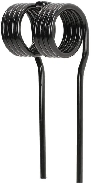 Krone Pick-up-Federzinken in Schwarz, Ø 6,5 mm, Länge 187 mm, gerade