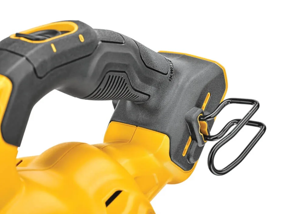 DeWalt DCV501LN Akku-Stabsauger, Detail des Griffs mit Bügel
