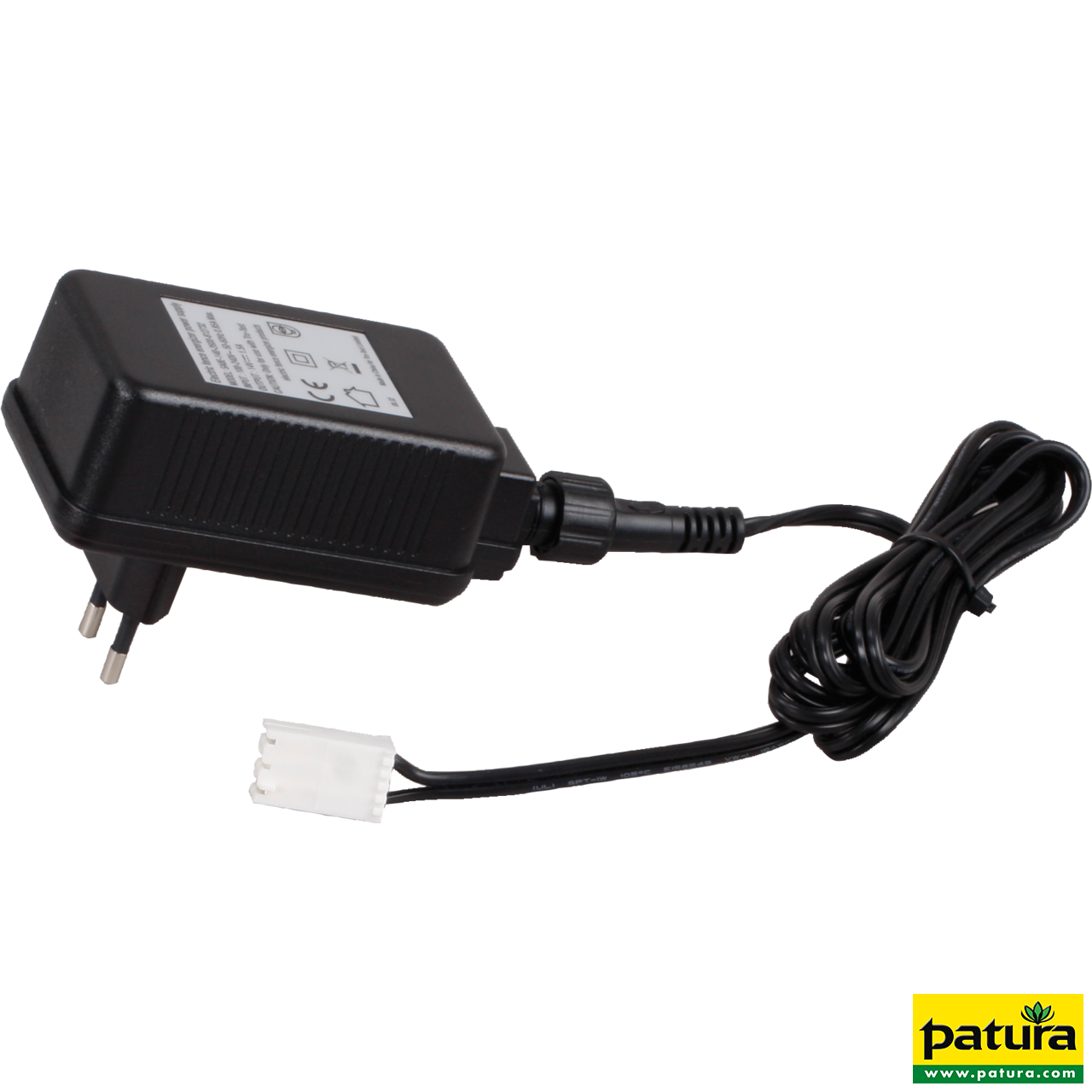 Patura Netzteil 15 A 230 V für PATURA Weidezaungeräte 9 V und 12 V Batteriegeräte mit Stecker