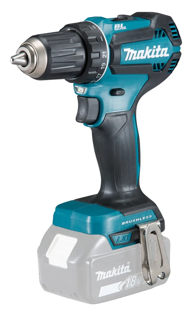 Makita Akku-Bohrschrauber DDF485Z in Türkis-Schwarz, bürstenlos