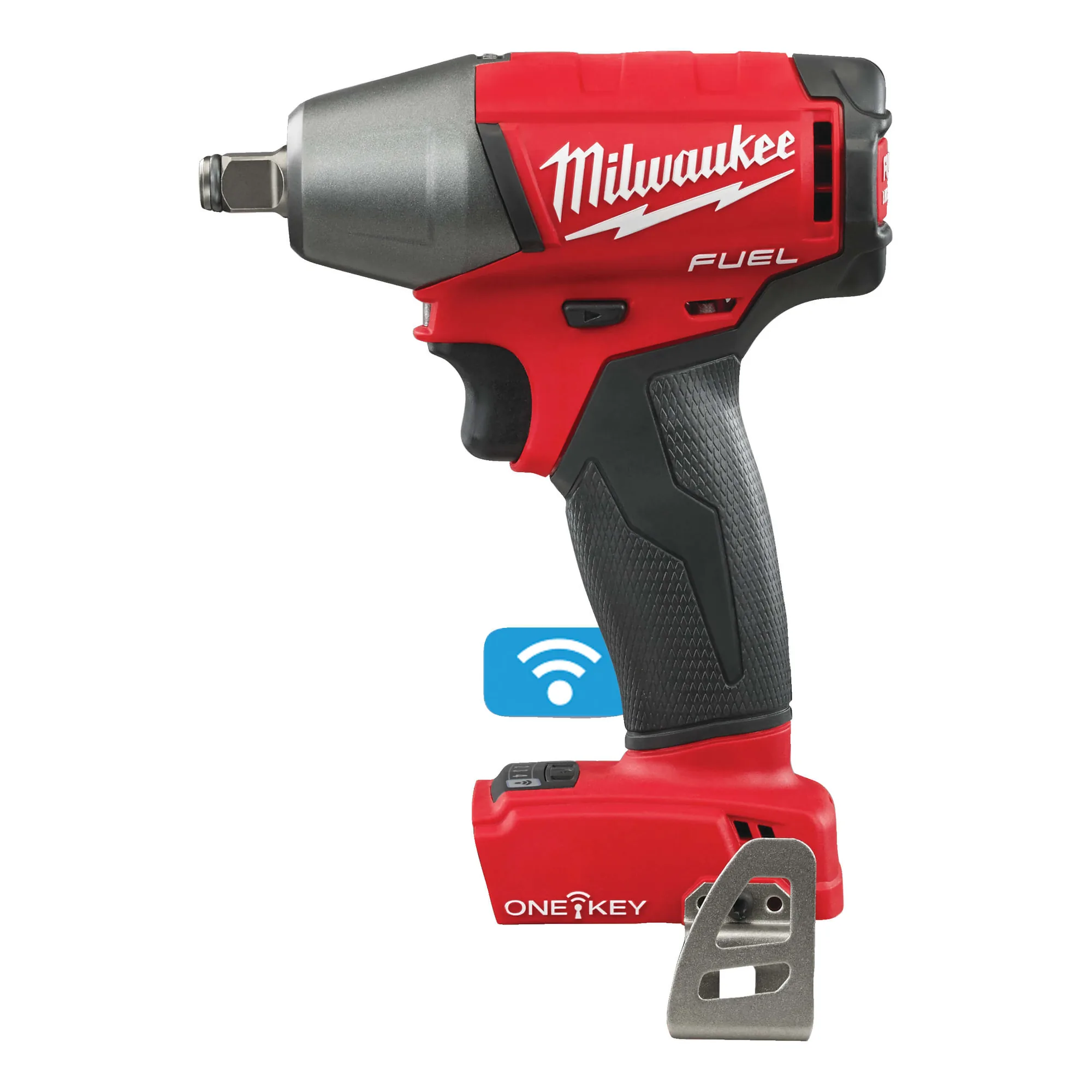 Milwaukee M18 ONEIWF12 Akku-Schlagschrauber in Rot-Schwarz mit ONE-KEY