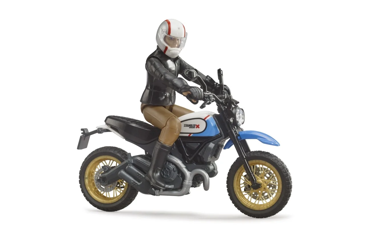 Bruder 63051 Scrambler Ducati Desert Sled mit Fahrer, Produktbild