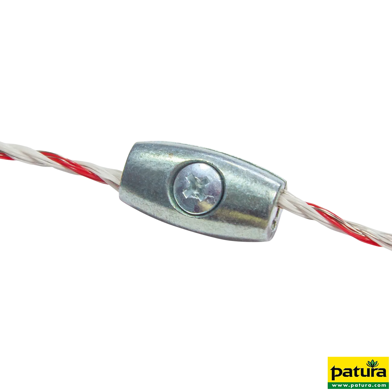 Patura Litzenverbinder aus verzinktem Stahl für Elektrozaunlitzen bis 2,5 mm