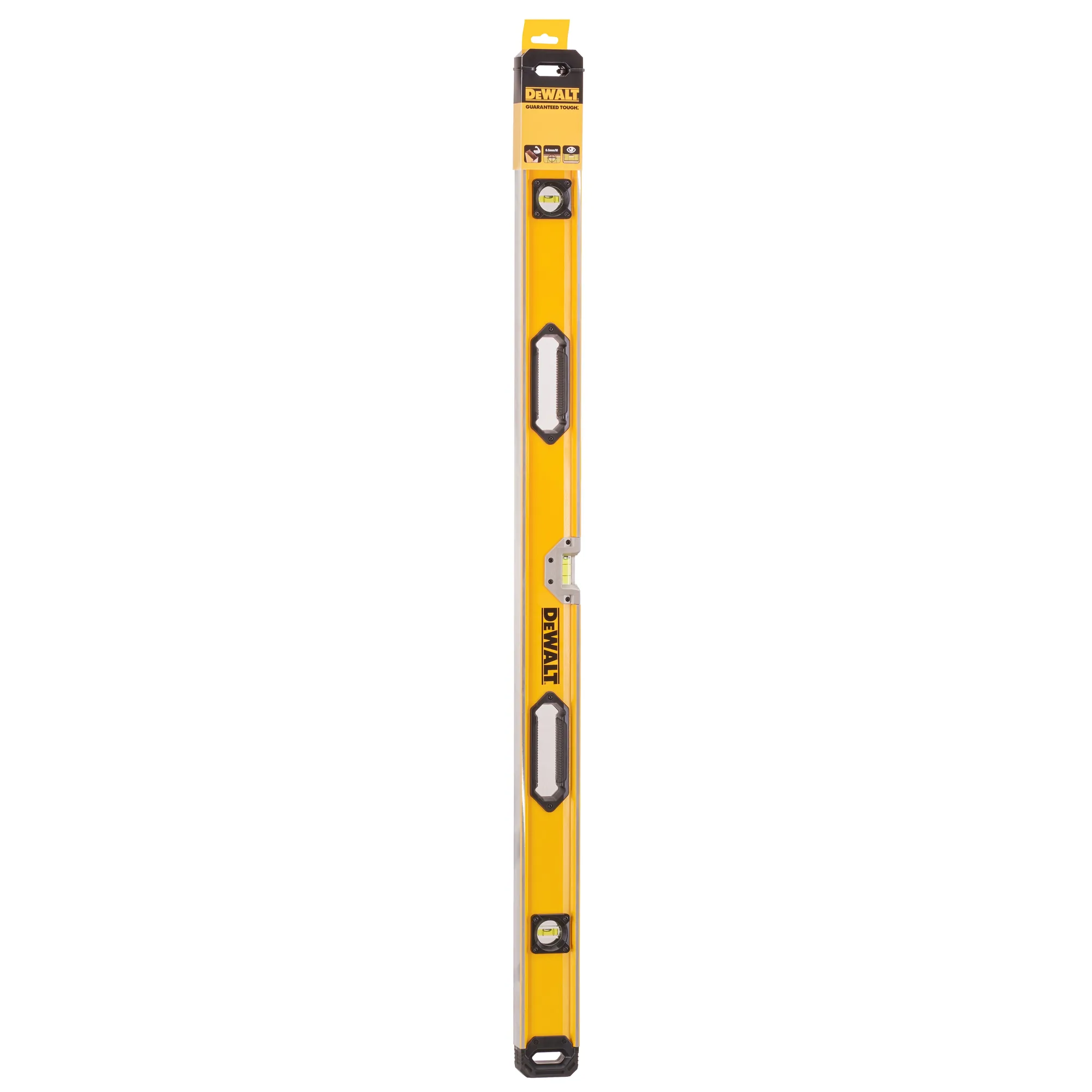 DeWalt DWHT0-43248 1200-mm-Box-Beam-Wasserwaage, hochkant, Produktansicht