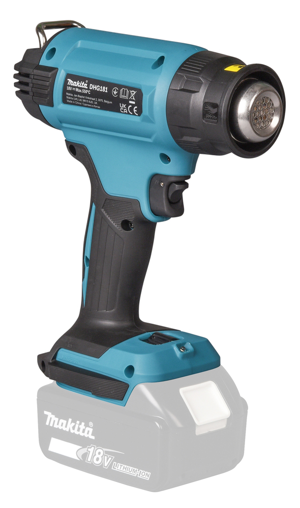 Akku-Heißluftgebläse 18V • 120-200 l/min • 550° C Akku-Heißluftgebläse 18V • 120-200 l/min • 550° C