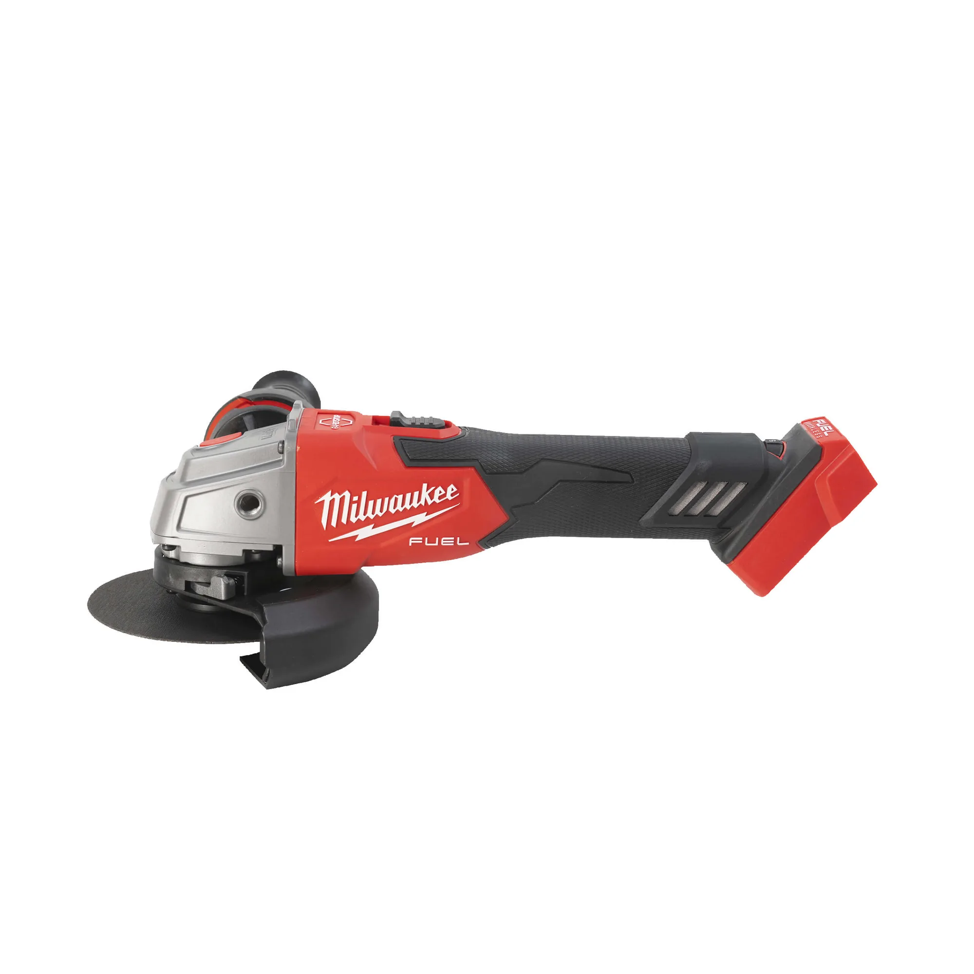 Milwaukee M18 FSAGV125 Akku-Winkelschleifer, Seitenansicht