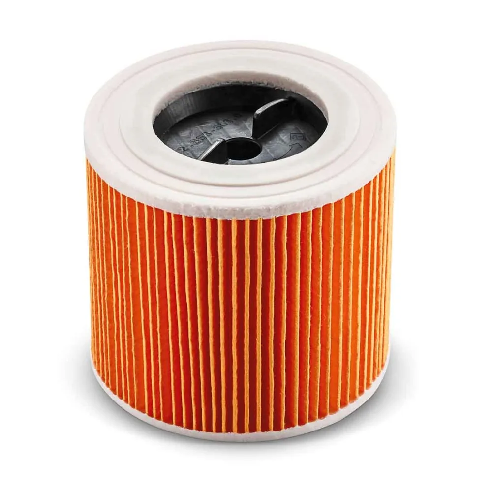 Kärcher Patronenfilter KFI 3310 mit orangefarbenem Faltenbalg für WD-Sauger