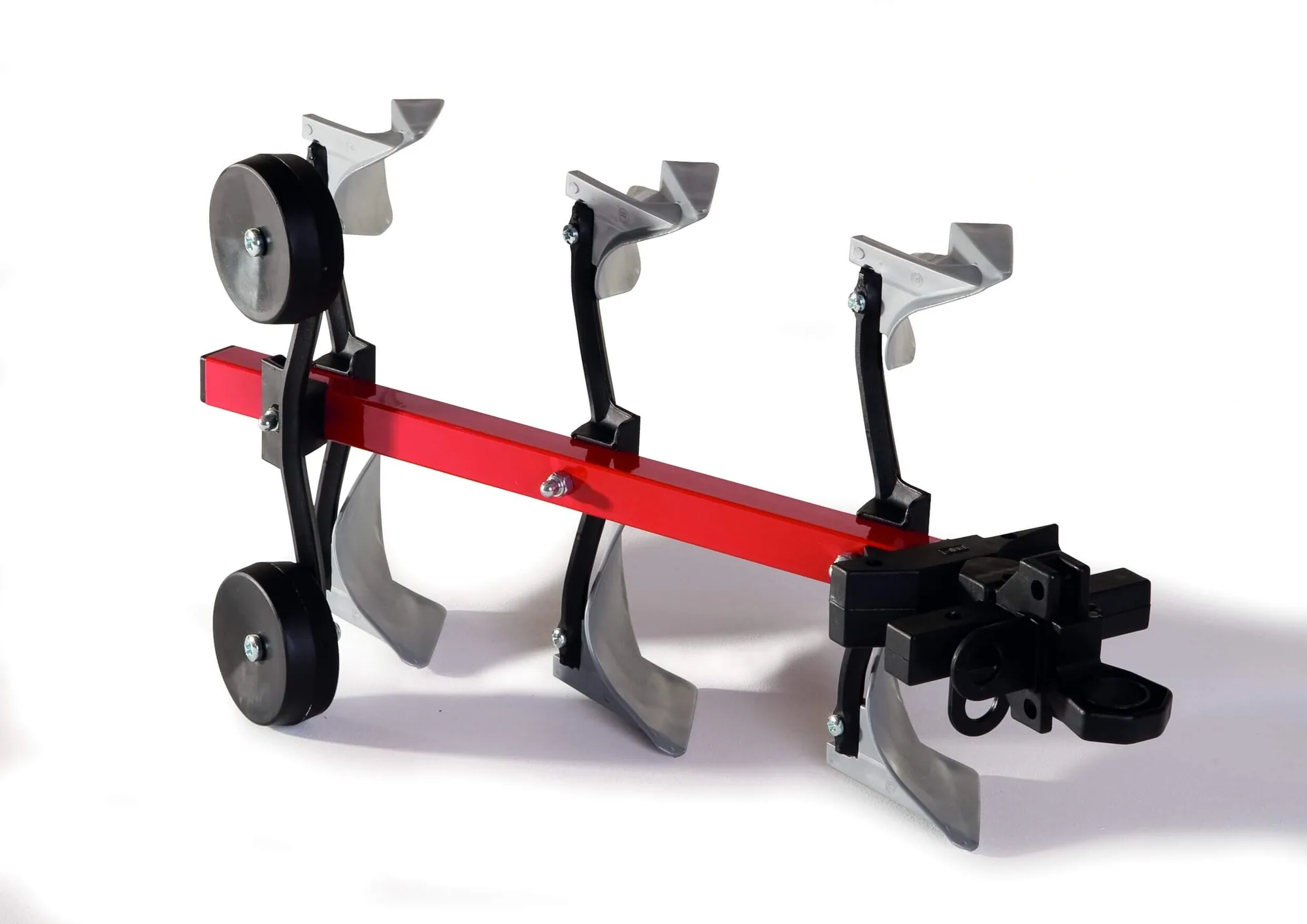rollyScraper Outdoor-Bauwerkzeug für Kinder, schwarz-roter Schaber, Produktansicht