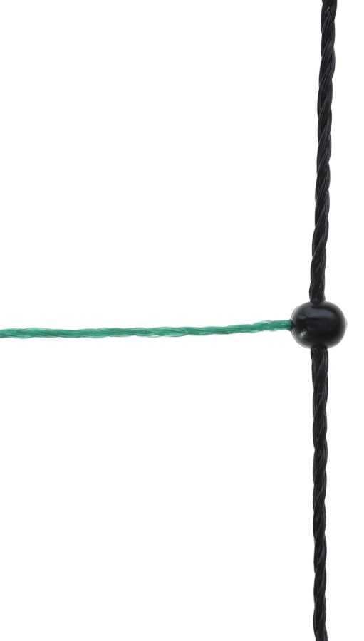 AKO Geflügelnetz Premium - 50 m x 122 cm, elektrifizierbar, mit robusten Doppelspitzen-Pfählen, ideal für Hühner, Gänse und Puten von Kerbl