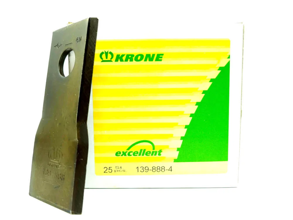 Krone Kreiselmäherklinge mit excellent-Karton, Ersatzmesser für Mähwerke