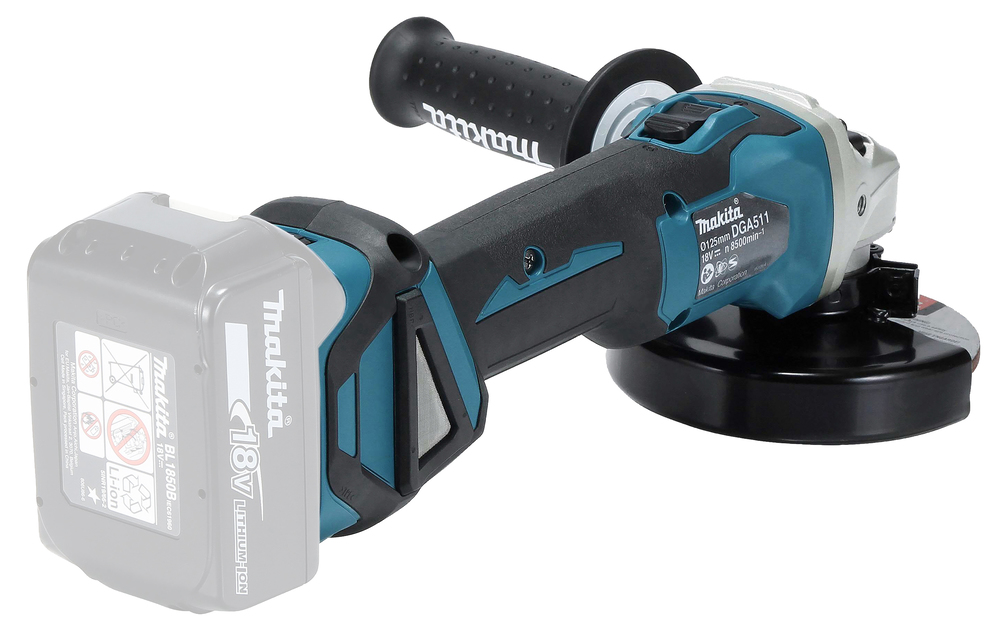 Makita DGA511Z – Leistungsstarker 18V Akku-Winkelschleifer mit bürstenlosem Motor und variabler Drehzahl