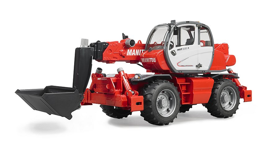 BRUDER Manitou MRT 2150 Teleskoplader – Robustes Spielzeug für Kinder ab 4 Jahren