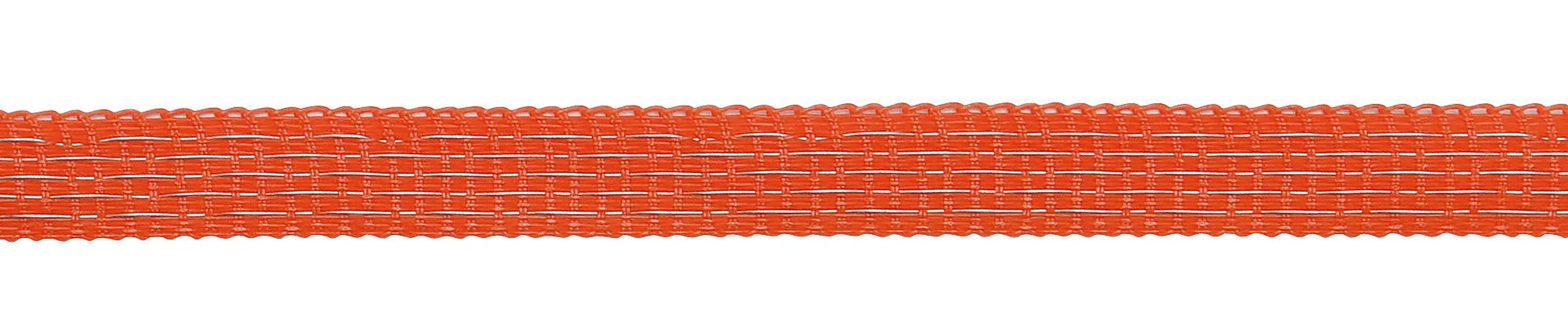 Kerbl Zaunband Breitband 10 mm orange, breitere Nahaufnahme