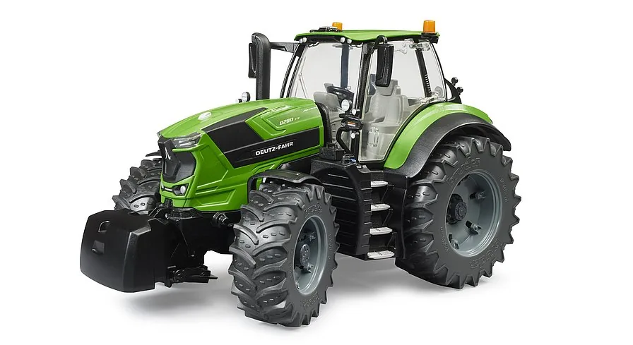 Bruder Deutz-Fahr 8280 TTV Traktor in Grün mit Frontgewicht, Spielzeug im Maßstab 1:16