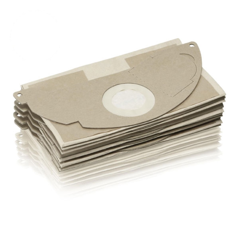 Kärcher Papierfilterbeutel 6.904-322.0 (5 Stk.) für WD 2, MV 2, A 2004 & A 2054 – Original Zubehör