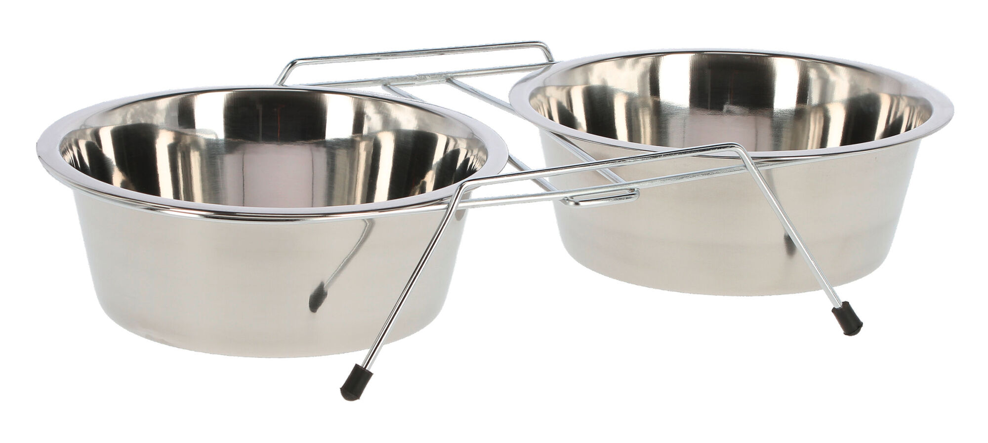 Kerbl Doppelnapfständer für Hunde und Katzen mit 2 Edelstahlnäpfen, 450 ml Fassungsvermögen pro Napf, ideal für Tierhalter und Landwirte zur hygienischen Fütterung und Tränkung von Haustieren. Kerbl Doppelnapfständer für Hunde und Katzen mit 2 Edelstahlnäpfen, 450 ml Fassungsvermögen pro Napf, ideal für Tierhalter und Landwirte zur hygienischen Fütterung und Tränkung von Haustieren.