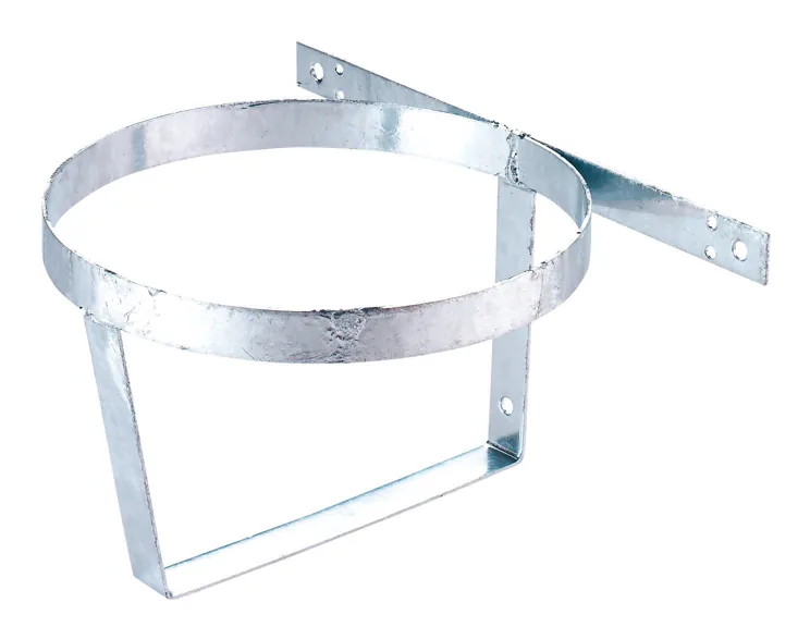 Kerbl Eimerhalter aus verzinktem Stahl zur Wandmontage für Allzweckeimer