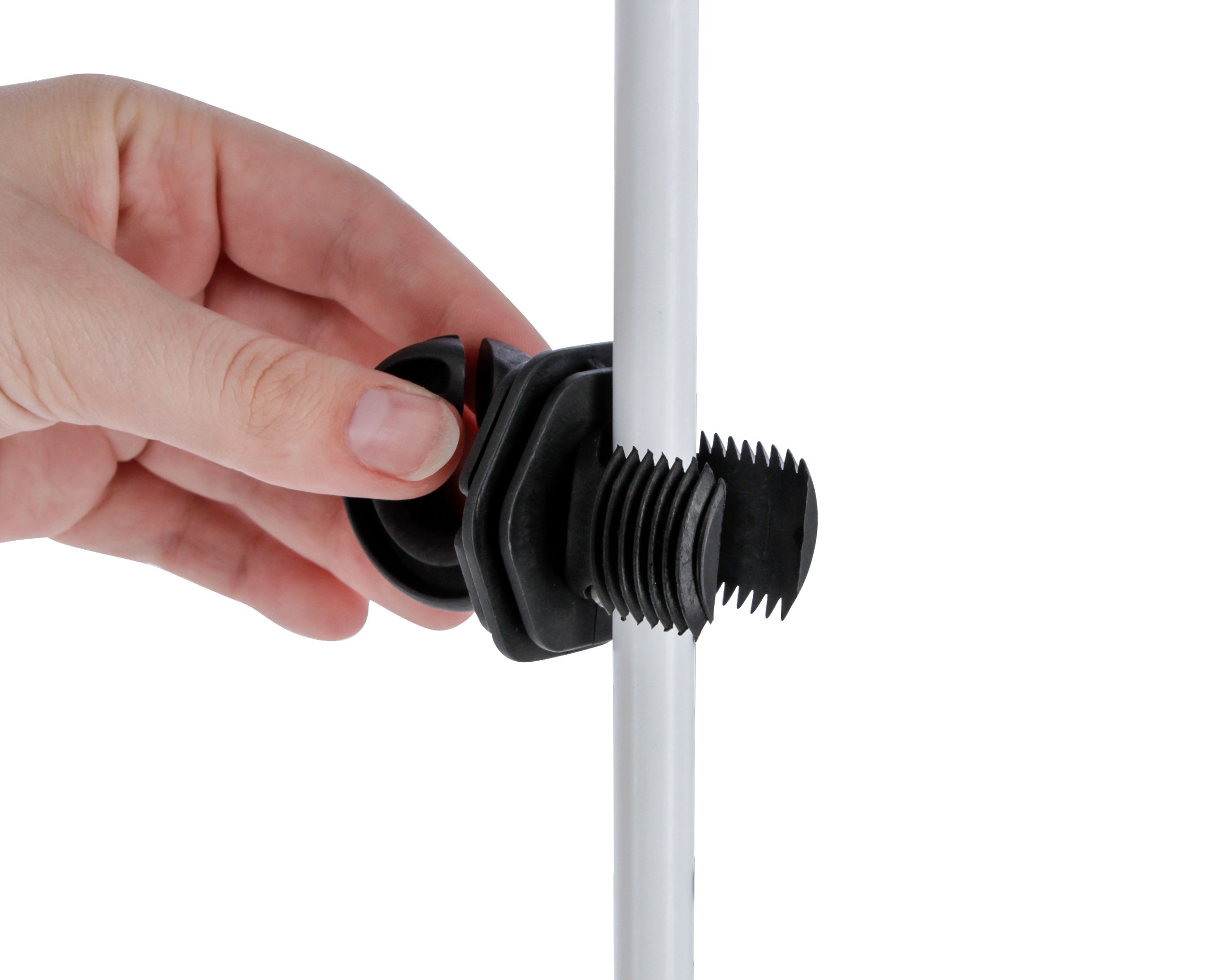 Kerbl Landwirtschaftsringisolatoren für Pfähle - Set von 10 Stück, ideal für Weidezäune und Tierhaltung.