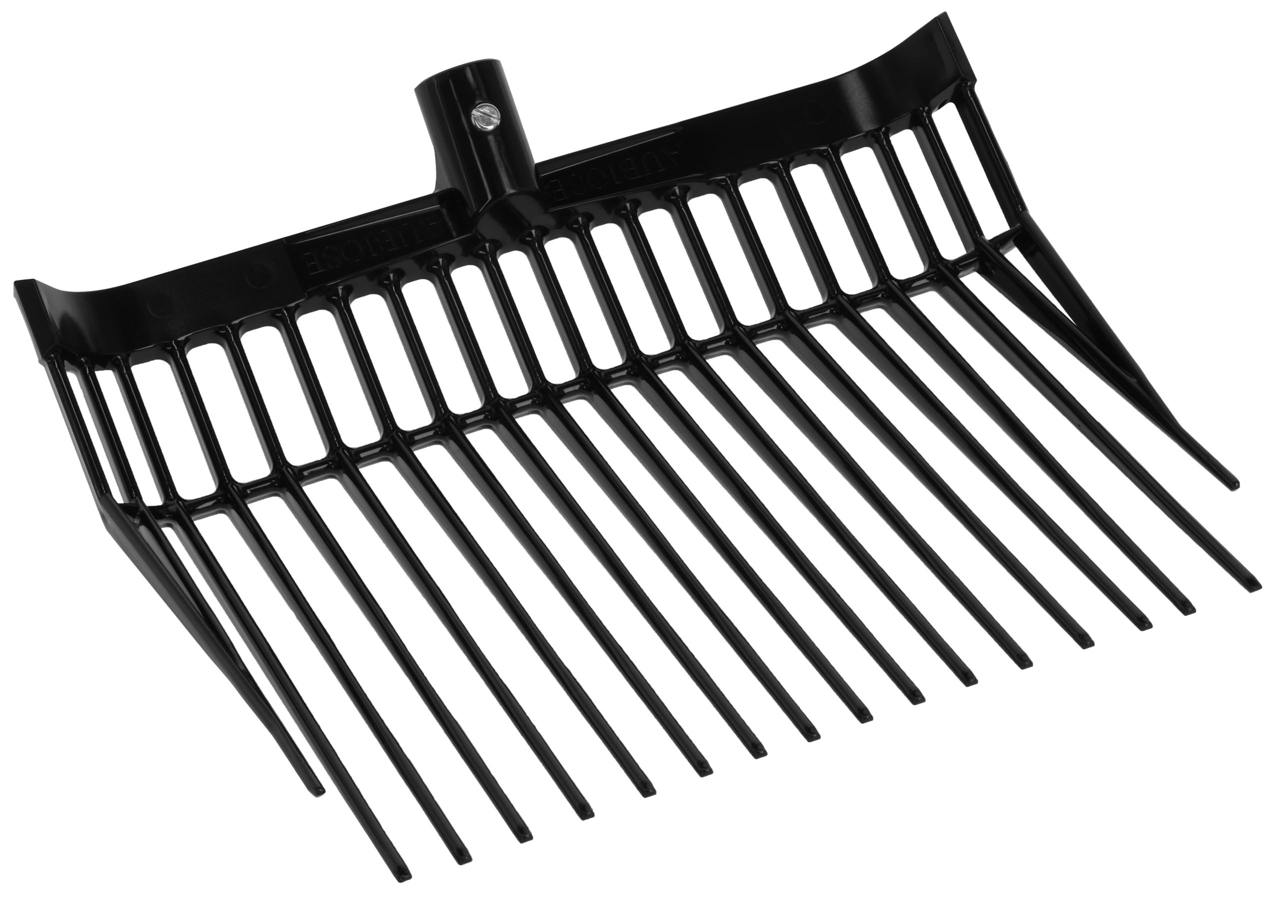 Kerbl Pferdedunggabel Original Aubiose Kunststoff ohne Stiel - Ideal für Landwirte und Tierhalter zum effizienten Ausmisten von Pferdeboxen.