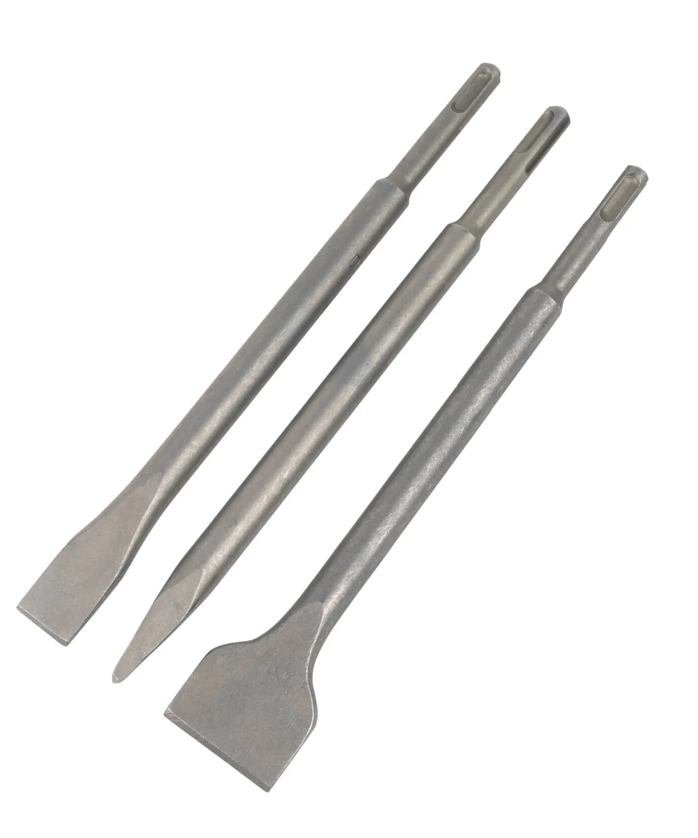 DeWalt DT60330 SDS-Plus Meißel-Set, 3-teilig mit Flach-, Spitz- und Spatmeißel