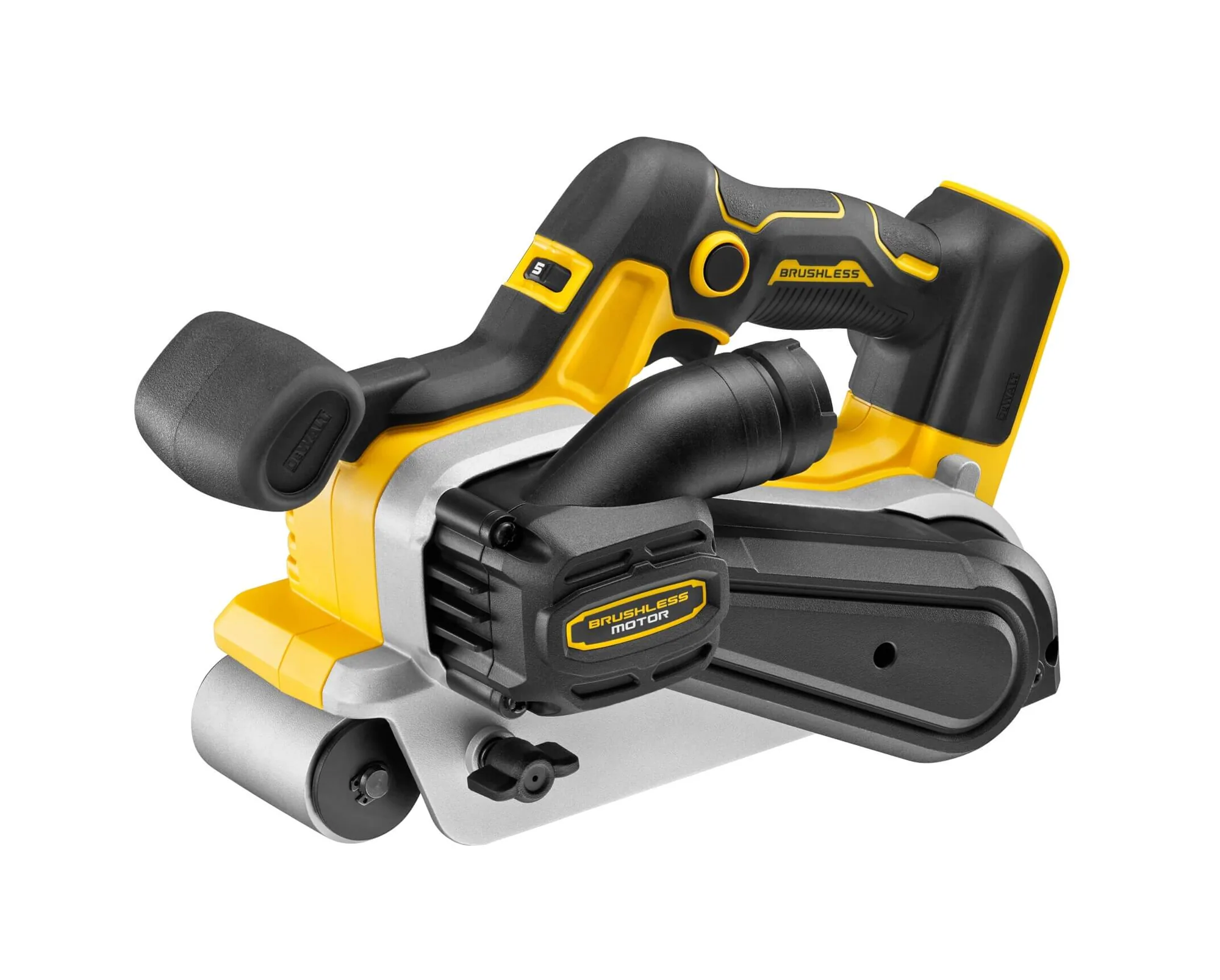 DeWalt DCW220NT Akku-Bandschleifer, andere Produktansicht freigestellt