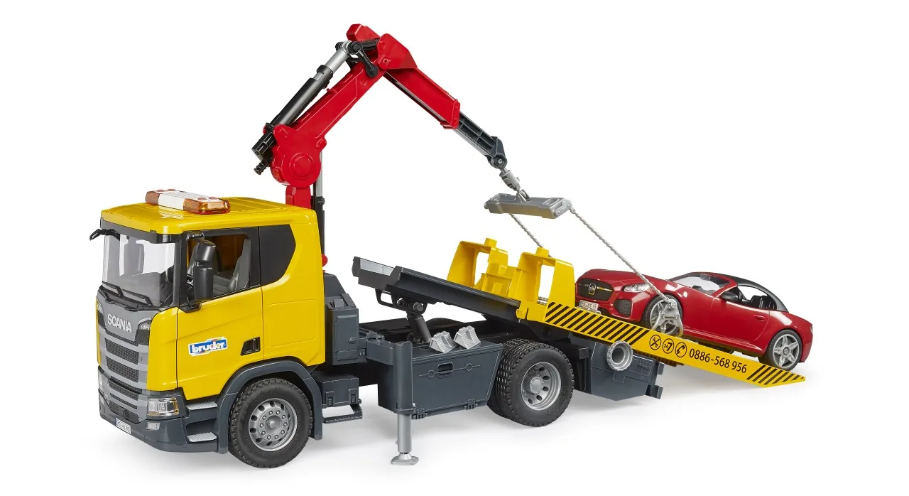 Bruder 03552 Scania Super 560R Abschlepp-LKW, Produktbild