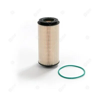 Deutz-Fahr Kraftstofffilter 02931816 als Papier-Filtereinsatz mit grünem Dichtring, Ersatzteil