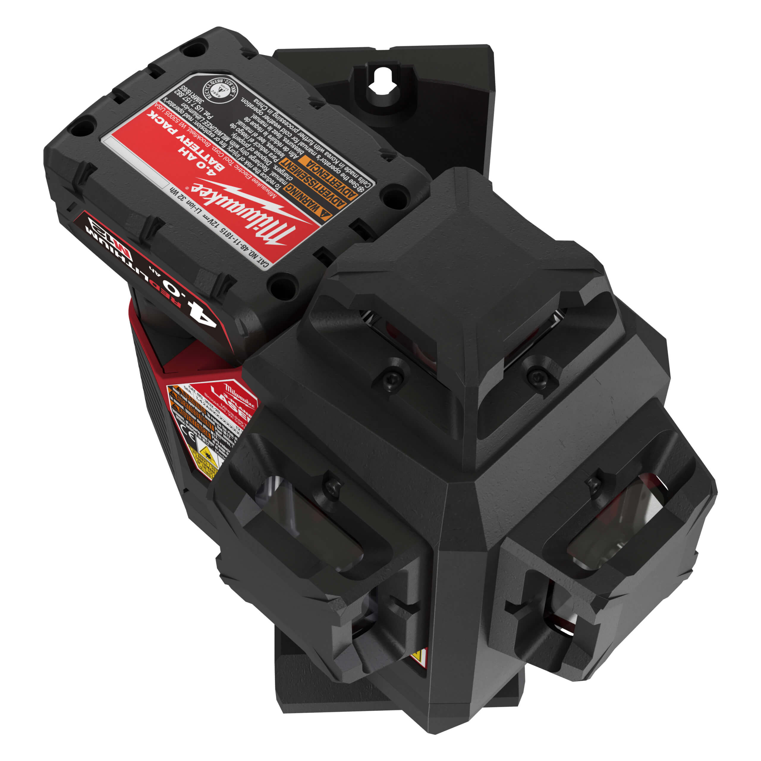 Milwaukee M12™ 3 x 360° Akku-Kreuzlinienlaser – Präzision und Sichtbarkeit