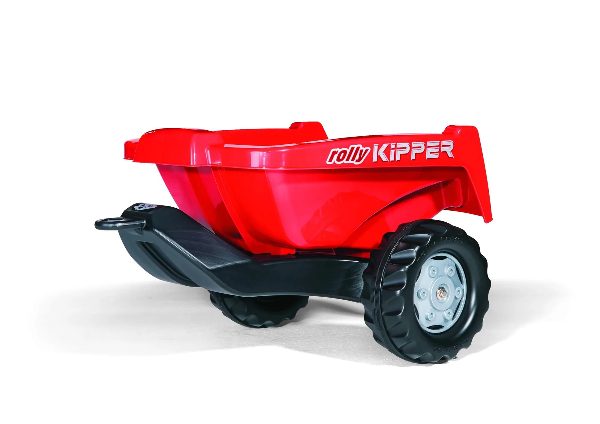 Roter rollyKipper II Kinder-Muldenkipper-Anhänger, Produktansicht freigestellt