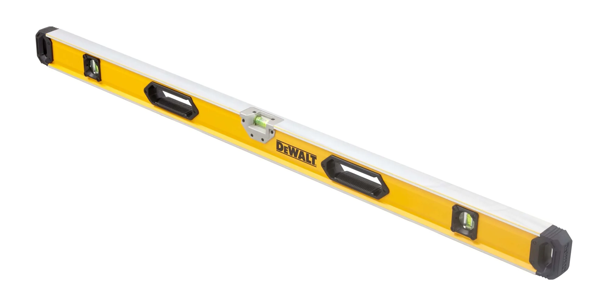 DeWalt DWHT0-43248 1200-mm-Box-Beam-Wasserwaage, Schrägansicht freigestellt