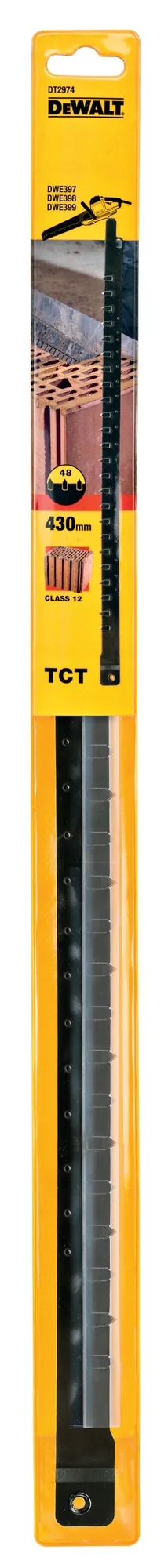 DeWalt DT2974 HM TCT Alligator Sägeblatt 430 mm für präzise Schnitte in Poroton