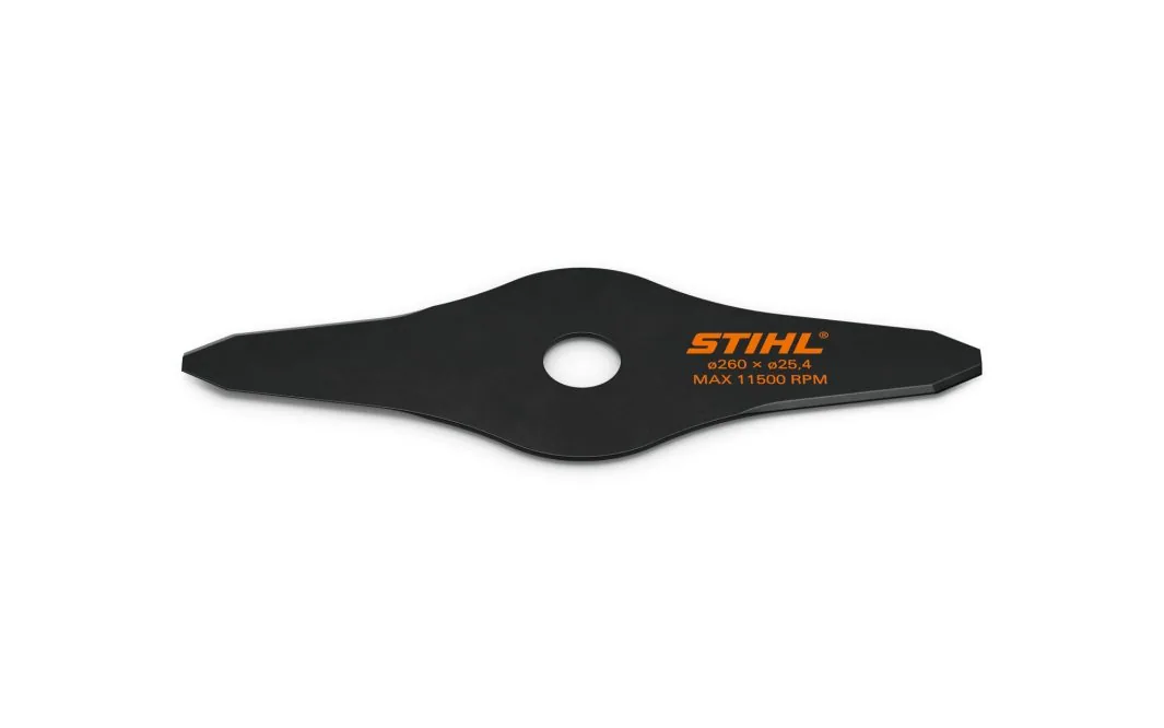 STIHL Grasschneideblatt mit 2 Flügeln, 260 mm Durchmesser, für zähes Gras und Unkraut