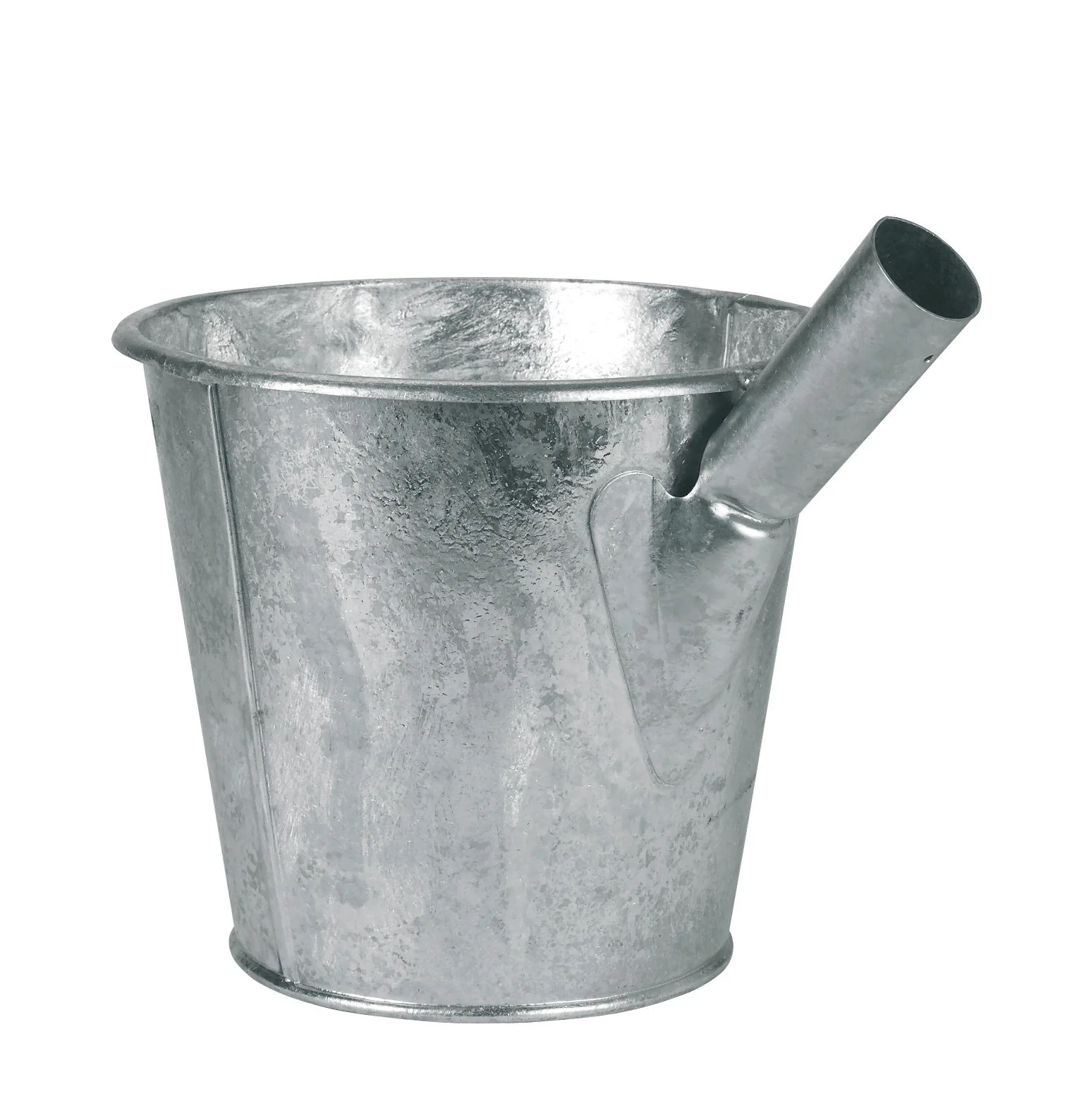 Kerbl Jaucheschöpfer aus verzinktem Blech mit Ausguss, 6,5 Liter
