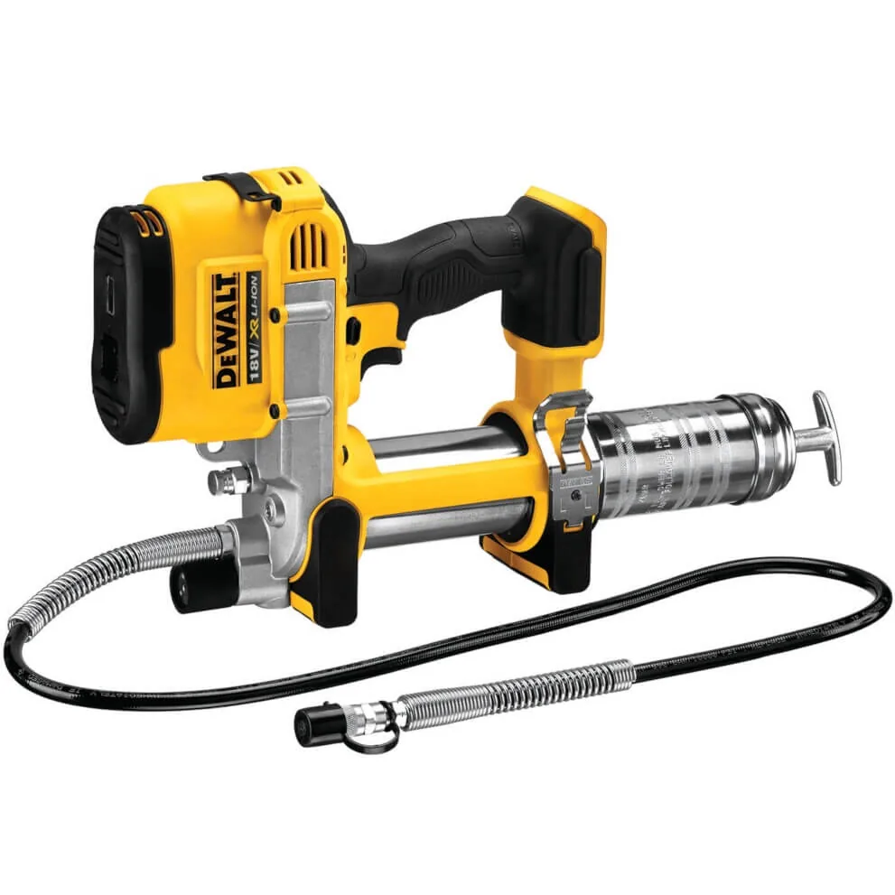DeWalt DCGG571 18V XR Akku-Fettpresse mit flexiblem Schlauch