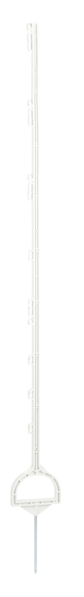 Kerbl 5St KU-Weidepfahl für Landwirte und Tierhalter, Vollkunststoffpfahl mit Steigbügeltritt, 158 cm