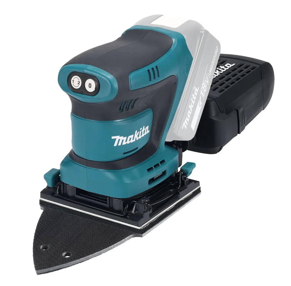 Makita DBO480 18V Akku-Schwingschleifer mit 112x102-mm-Schleifplatte